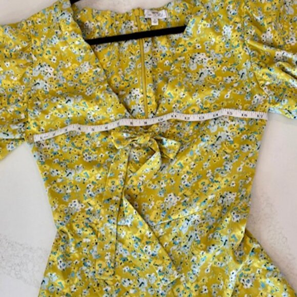 Love, Whit by Whitney Port Yellow Floral Jumpsuit - Picture 5 of 6